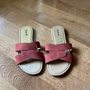 Qupid Suede Sandals